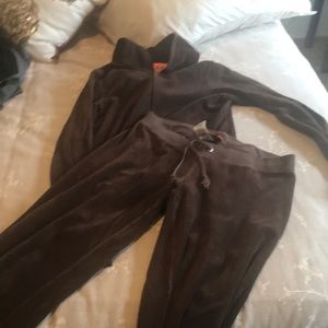 Juicy Couture track suit. Terry cloth